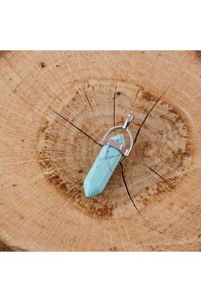 Generic Brand Depomix Turquoise Point (85659) Pendant-Turquoise