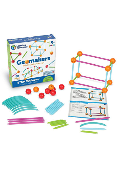 Learning Resources Set de construcție - Forme 3D - Exploratori