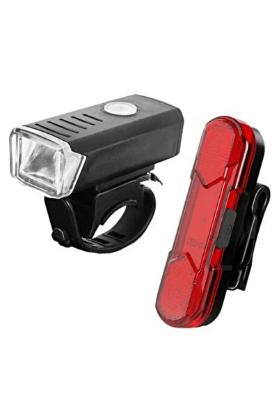 FOXMAG24 Bicycle brake light, USB charging, integrated front and rear lights