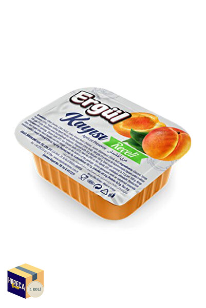 ERGÜL Piknik Kayısı Reçel - 20 Gr - 120 Adetli Koli