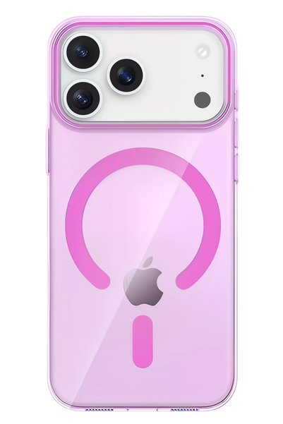 Joko غطاء ZENGEMTX لهاتف iPhone 17 Pro Max PC Blank Magsafe (125701) - وردي