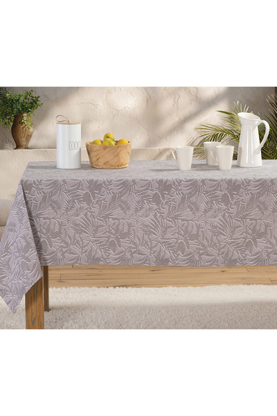 Nef Nef Homeware Nef Nef Dazier 140x180 Βαμβακερό Τραπεζομάντιλο Γκρι