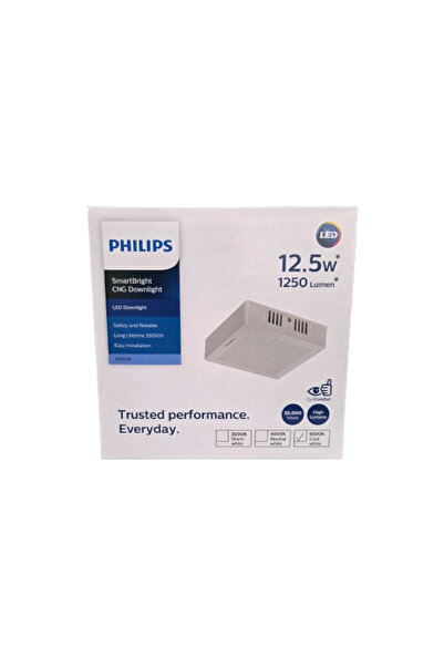 Philips Lighting SECTRON Sıvaüstü Küçük Model Tavan Lamba 12,5W 4000K (Beyaz ...