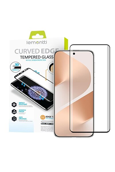 lemontti Folie Sticla Curbata 3D Huawei Pura 80 Pro Negru