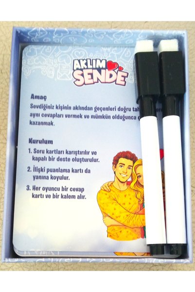 Pufline لعبة ممتعة للعلاقات بين الأزواج من Aklım Sende، لعبة بطاقات لاختبار التعرف على بعضنا البعض والتوافق
