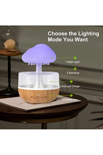 Yallabena Rain Cloud Diffuser | Smart Aroma Diffuser and Humidifier with 7 Co...