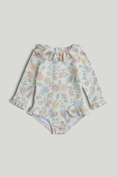 MOTHERCARE Floral Sunsafe UPF50+ Swimsuit