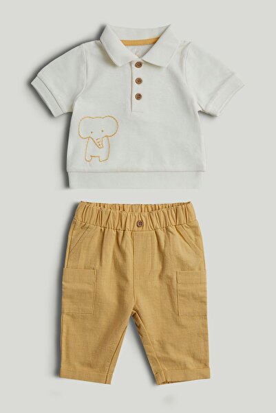 MOTHERCARE طقم قميص بولو وبنطلون