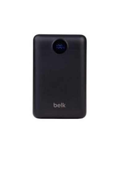 Belk بطارية محمولة بمنفذين من نوع C ومنفذ USB واحد بسعة 10000 مللي أمبير وشاش...