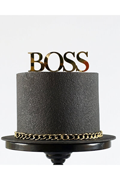 Atelier Creativ Topper Tort "Boss” – Stil și Autoritate în Acril