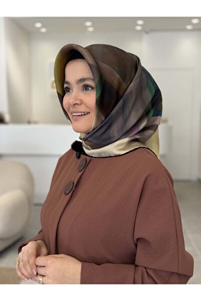 Aker Batik Desen 2026 %100 Saf İpek Sura Eşarp