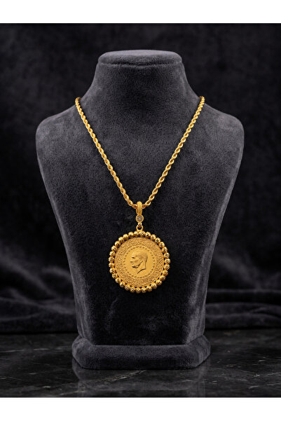 Enum Company Women'S, Gift-Giving, Full Gold Dorika Detailed Necklace (60 cm ...