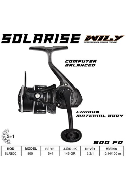 Wily ماكينة صيد السمك سولاريس 800