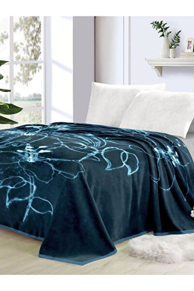 Valentini 2-Ply Embossed Blanket King 200X240Cm - Teal