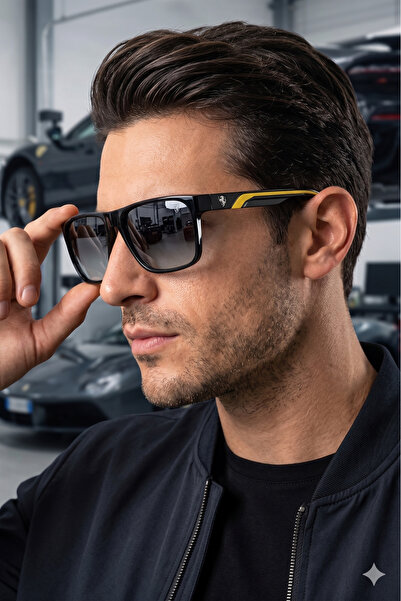 Scuderia Ferrari Erkek Güneş Gözlüğü Uv400 59-18-145 NT26700201