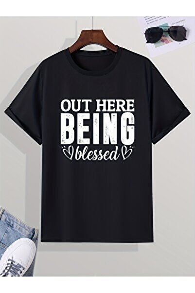 yiou trendy clothing قميص رجالي كاجوال من سوفا بطباعة مميزة وياقة دائرية وأكم...