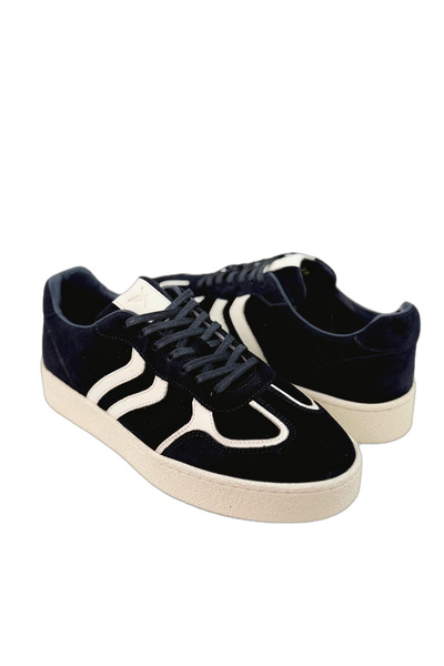 the corleone Lacivert Erkek Sneaker Günlük Casual Süet Şık Bağcıklı Hakiki De...