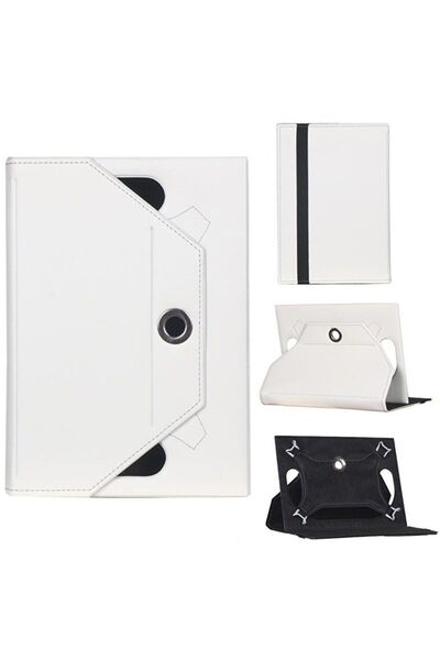 TURKTABLET Vorcom Quartz Pro Universal Standlı Tablet Kılıfı Mor