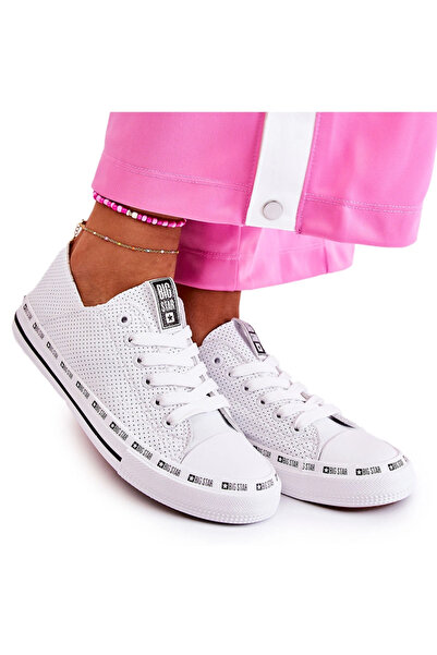 Big Star Shoes Adidași ajurați de damă Big Star albi FF274024 39