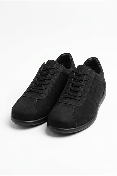 PLATTO MODA Genuine Suede Leather Rubber Sole Men's Shoes – Soft Texture, Hig...