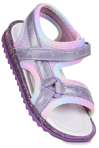 Kiko Kids Marlin Simli Cırtlı Kız Bebek Sandalet