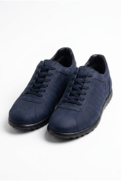 PLATTO MODA Genuine Suede Leather Rubber Sole Men's Shoes – Soft Texture, Hig...