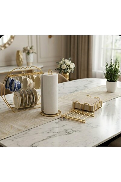 CÜSE METAL LİFE FİNÇAN ASKISI VE PEÇETELİK 4 LÜ SET