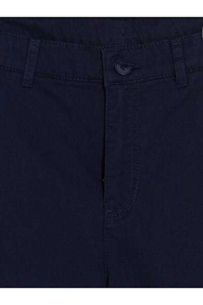LC Waikiki Lacivert Erkek Çocuk Gabardin Şort