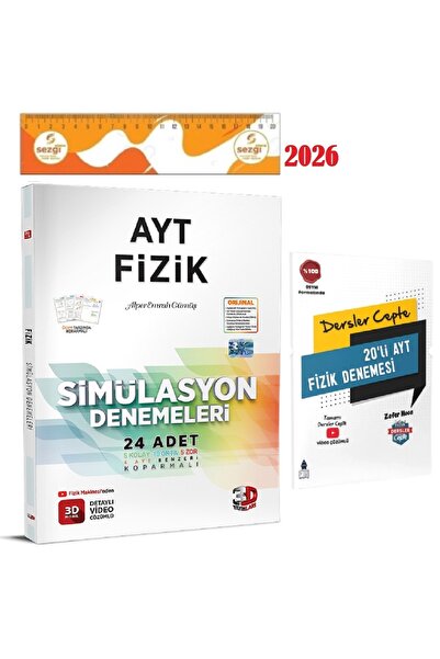 3D Yayınları 3D AYT 3D Simülasyon Fizik Denemeleri 2026 YENİ ve HEDİYE Ayt Fi...