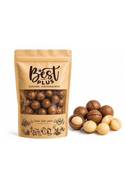 bestplus Kabuklu Kavrulmuş Makademya Fındığı 500 Gram
