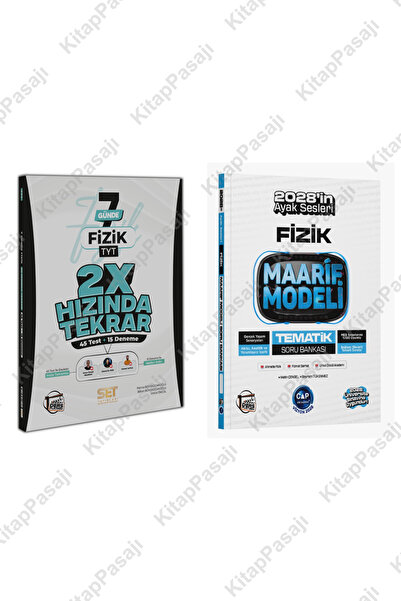 Çap Yayınları Çap Fizik Ders Platosu Maarif Modeli Tematik Soru Bankası ve Se...