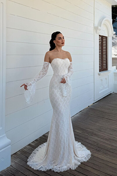 Sindimoda Bella Güpür Balık Tasarım Abiye 84629