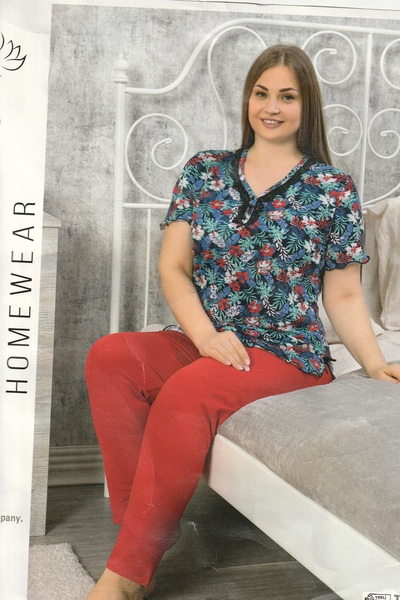 Le'Maries Plus Size Red Navy Blue Cream Short Sleeves 1 Piece Quality Practic...