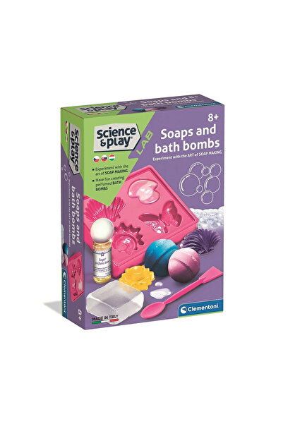 CLEMENTONI Crazy Chic Soap and Bath Bomb Making Top Bottom Set