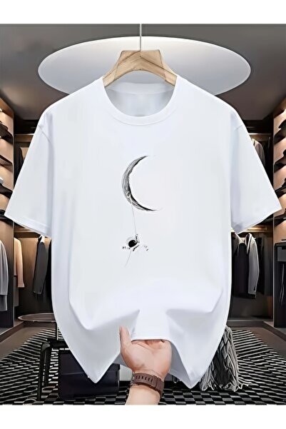 yiou trendy clothing تي شيرت رجالي خفيف الوزن وقابل للتنفس بوزن 180 جرام مع ط...