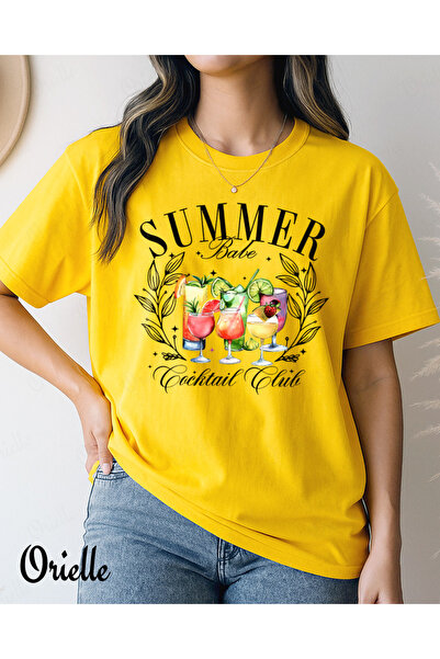 Orielle Tricou Relaxed Fit Cocktail Club