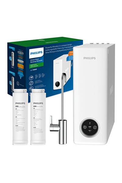 Philips AUT8960 Σύστημα Αντίστροφης Όσμωσης Κάτω Πάγκου 600GPD με 2 Στάδια Φί...