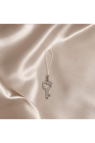LUNIVRA Korean Style Stone Key Phone Charm
