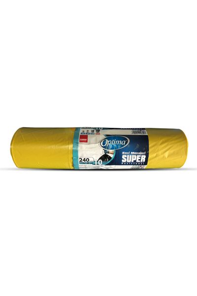 Sano Saci de gunoi Optima Super Yellow 240L Rezistenți (HoReCa și Uz Casnic)