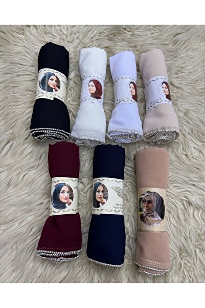 ALDAIYR Chiffon Shawl with Stone Edge 180 Santa with Stones