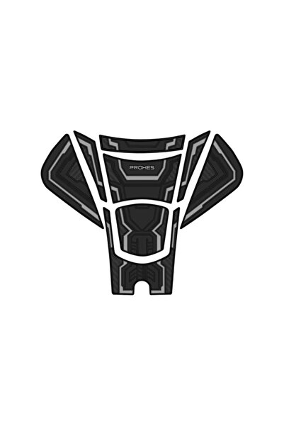 Hsb PH-702 PCX 2025-2026 KAUÇUK TANKPAD TAKIMI GRİ