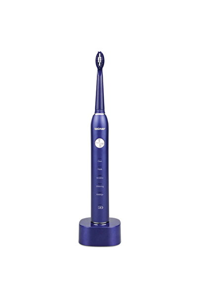 Zelmer Electric toothbrush 5 brushing modes Purple