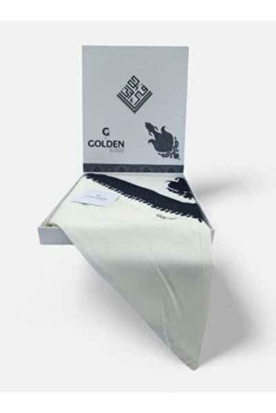qutniat albalad Golden Fair Kashmiri Shawl Siki Embroidery Black