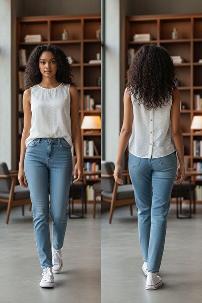 White Wise Sleeveless shirt, back closure with gold buttons, 100% Cotton