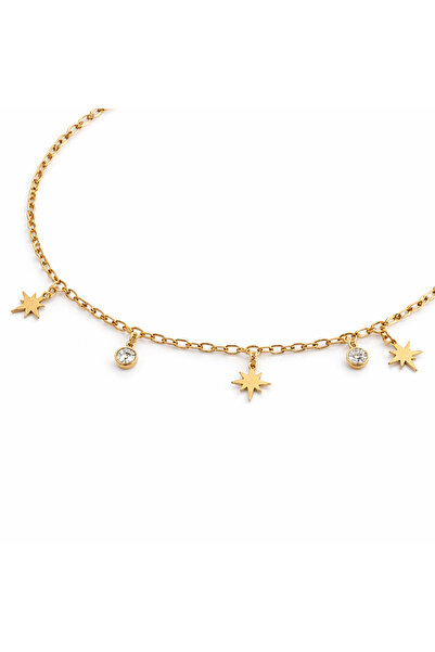 Jadenne Stoned Star Anklet