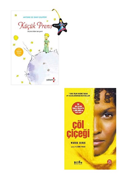 Yakamoz Yayınları 2 Kitap. Küçük Prens+Çöl Çiçeği.