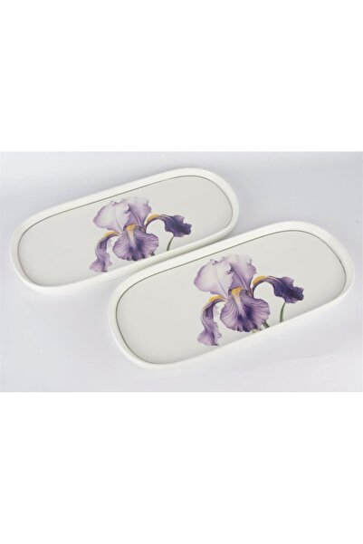 Mikasa Moor Art of Botanica Lilac 2-Piece Oval Plate 35X15Cm P388.132900
