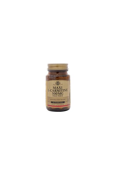 Solgar Maxi L-Carnitine 500 Mg 30 Tablets 033984005709
