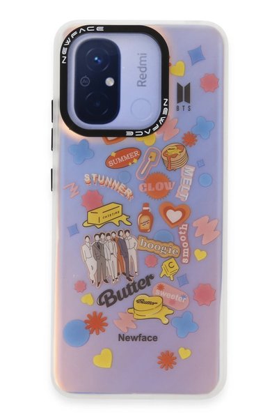 New Face ILKESHOP غطاء حماية جديد لهاتف Redmi 12C من نوع Estoril - Estoril (1...