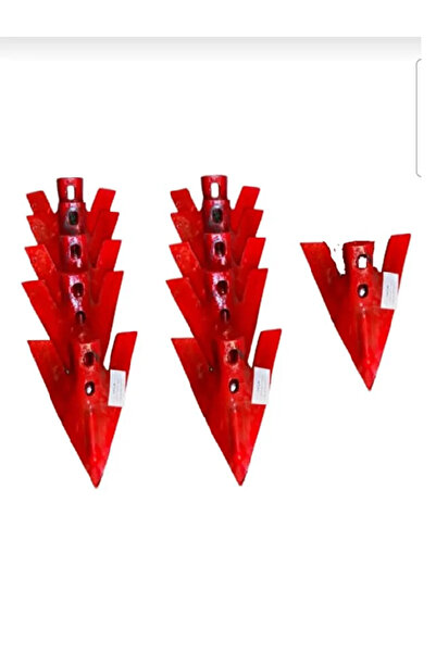 AKÇA Kültivatör Pabucu 7 MM Çelik 11 Adet (20 CM) ÇELİK - Kazayağı Pabucu ÇİV...